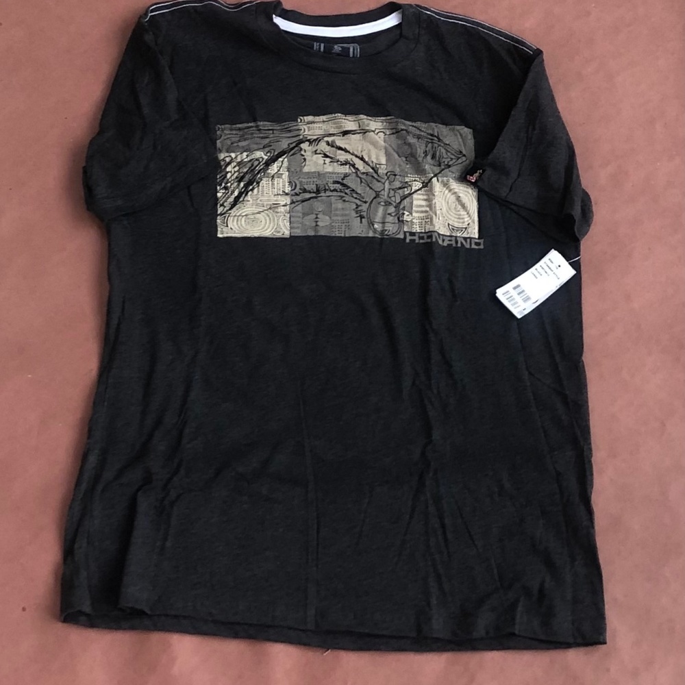 Hinano Tahiti Short Sleeve T large Gray